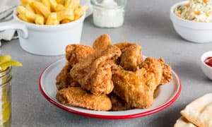 Broasted Wings Platter 6 Pieces