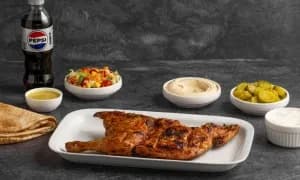 Light 1/2Bbq Chicken Platter